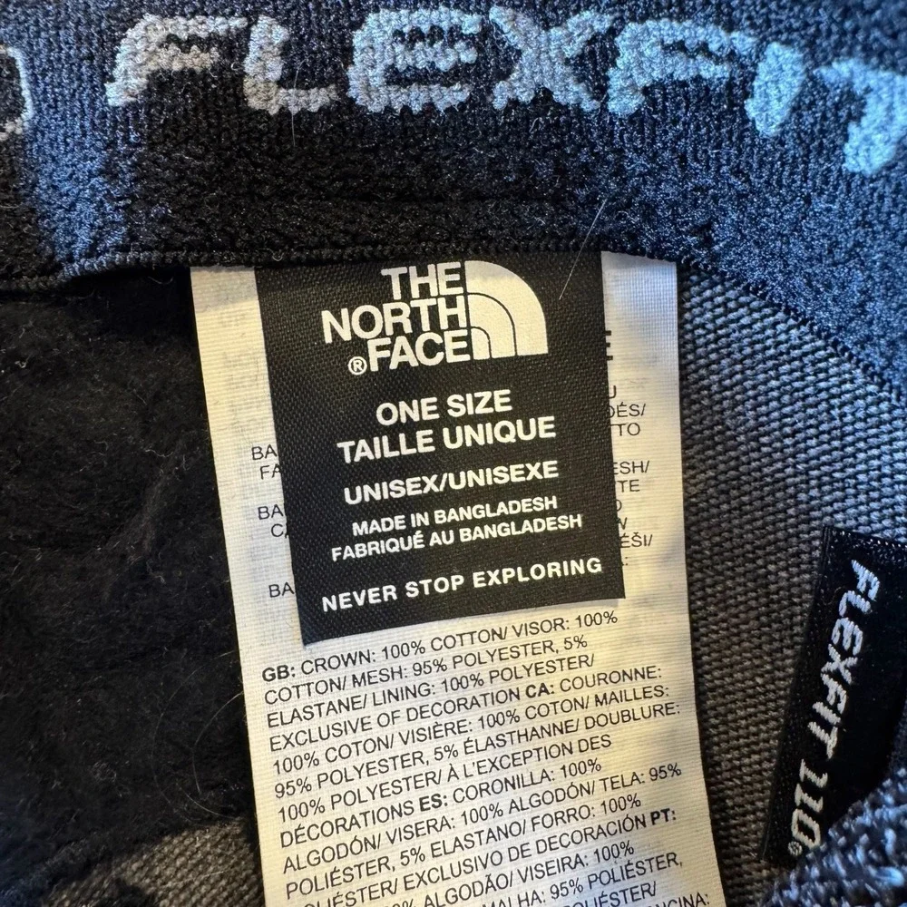 The North Face Black Mesh‎ Trucker Hat Graphic Patch Outdoor Adventure